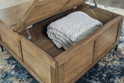 Torlanta Brown Lift-Top Coffee Table - Ornate Home
