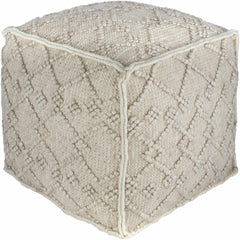Toronto Hand Woven Wool Pouf - Ornate Home