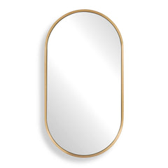 Torrado Brass Oval Mirror - Ornate Home