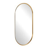 Torrado Brass Oval Mirror - Ornate Home