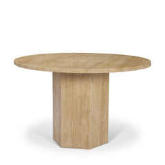 Torreno Beige 42" Round Pedestal Dining Table