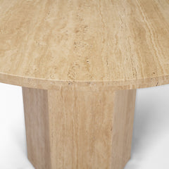 Torreno Beige 42" Round Pedestal Dining Table