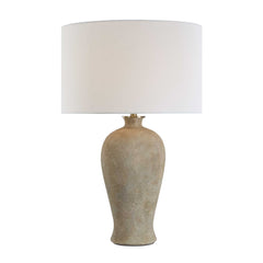 Torres Brown Textured Ceramic Table Lamp - Ornate Home