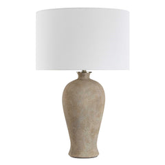 Torres Brown Textured Ceramic Table Lamp - Ornate Home