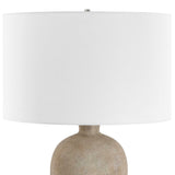 Torres Brown Textured Ceramic Table Lamp - Ornate Home