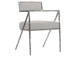 Torres Light Grey Fabric Arm Chair - Ornate Home