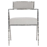 Torres Light Grey Fabric Arm Chair - Ornate Home