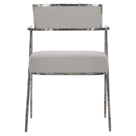 Torres Light Grey Fabric Arm Chair - Ornate Home