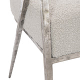 Torres Light Grey Fabric Arm Chair - Ornate Home