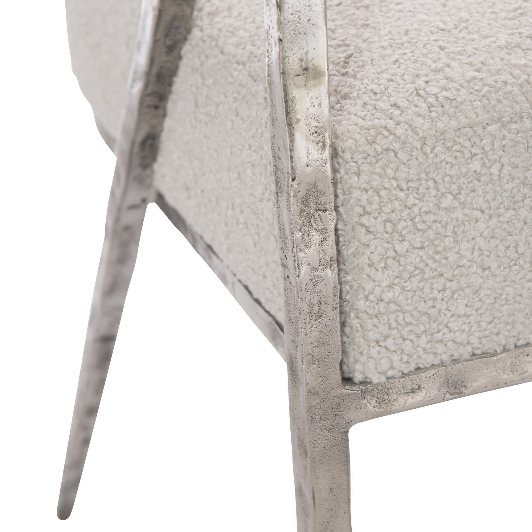 Torres Light Grey Fabric Arm Chair - Ornate Home