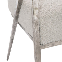 Torres Light Grey Fabric Arm Chair - Ornate Home