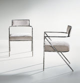 Torres Light Grey Fabric Arm Chair - Ornate Home