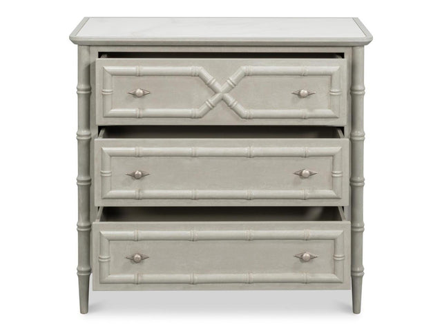 Tortola White Chest - Ornate Home