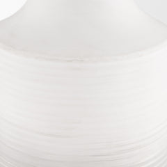 Toru White/Gray Tall Ombre Metal Vase - Ornate Home
