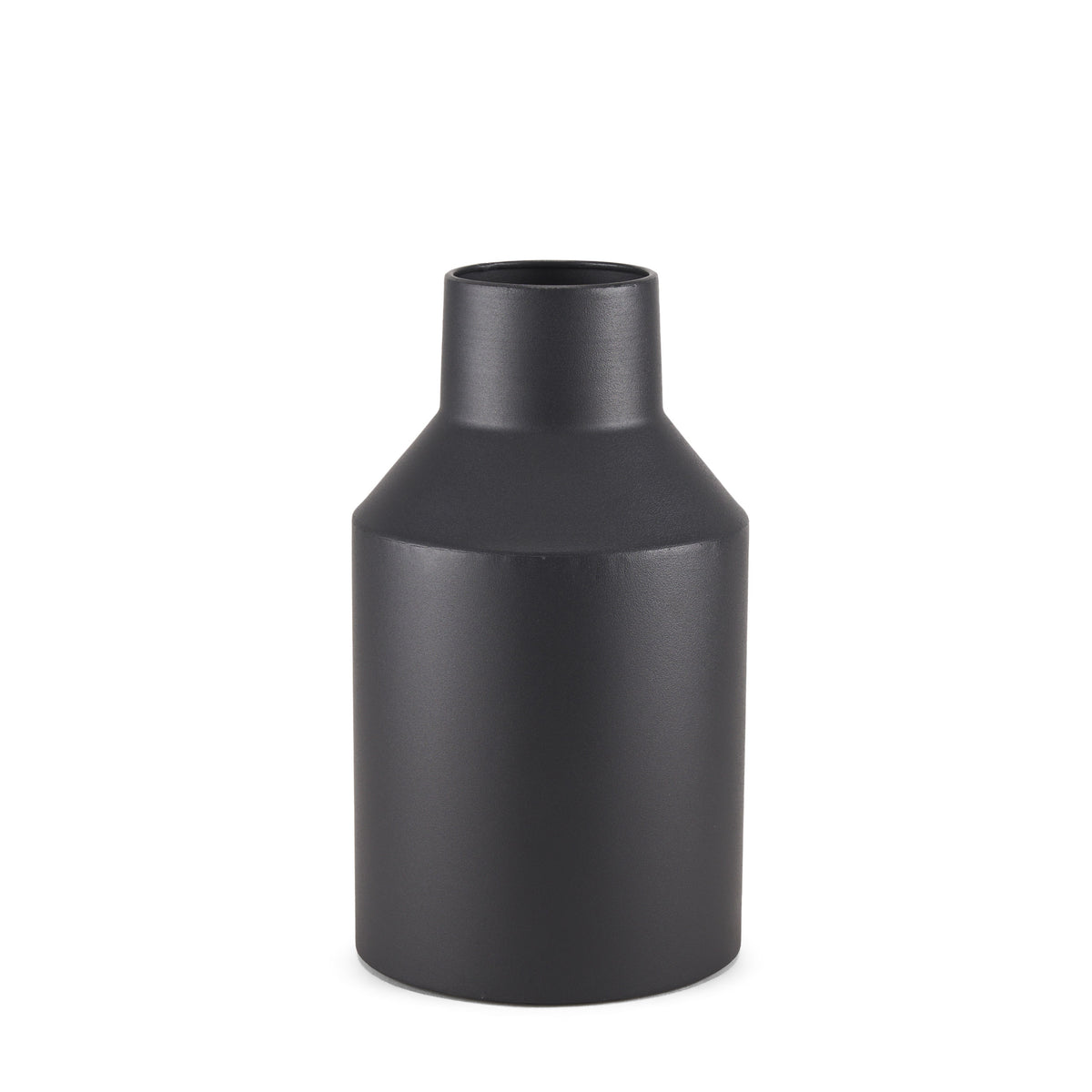 Tosca Matte Black Small Metal Vase - Ornate Home