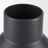 Tosca Matte Black Small Metal Vase - Ornate Home