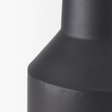 Tosca Matte Black Small Metal Vase - Ornate Home