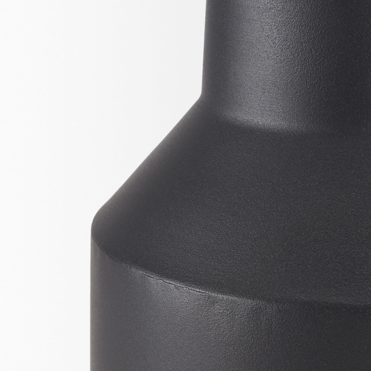 Tosca Matte Black Small Metal Vase - Ornate Home