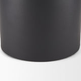 Tosca Matte Black Small Metal Vase - Ornate Home