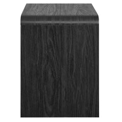 Toscana Black 1-Drawer Nightstand - Ornate Home
