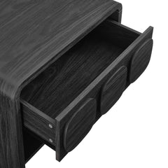 Toscana Black 1-Drawer Nightstand - Ornate Home