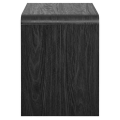 Toscana Black 2-Drawer Nightstand - Ornate Home