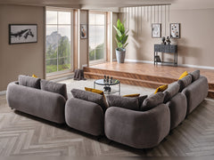 Toscana Grey Modular Sectional Sofa - Ornate Home