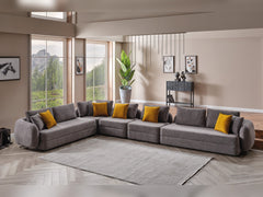 Toscana Grey Modular Sectional Sofa - Ornate Home
