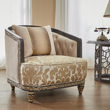 Toscana Luxe Beige 3-Pc Living Room Set / HD-9011-SET3 - Ornate Home