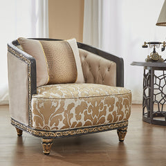 Toscana Luxe Beige 3-Pc Living Room Set / HD-9011-SET3 - Ornate Home