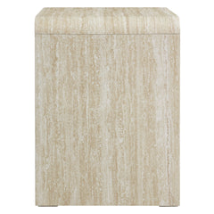Toscana Travertine 1-Drawer Nightstand - Ornate Home