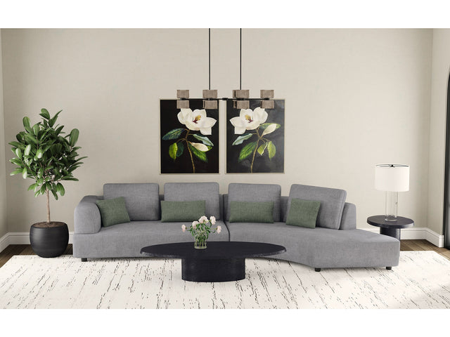 Toscano Grey Sectional Sofa - Ornate Home