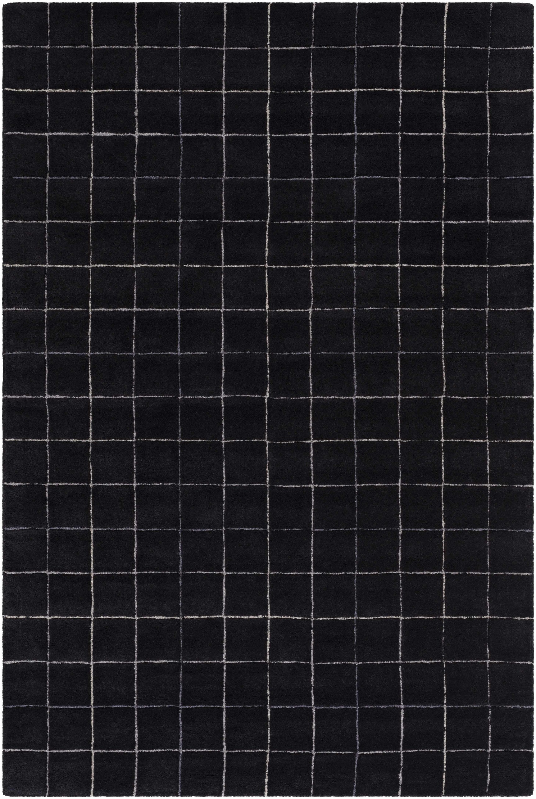 Toshi Jet Black Area Rug - Ornate Home