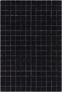 Toshi Jet Black Area Rug - Ornate Home