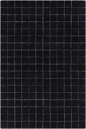 Toshi Jet Black Area Rug - Ornate Home