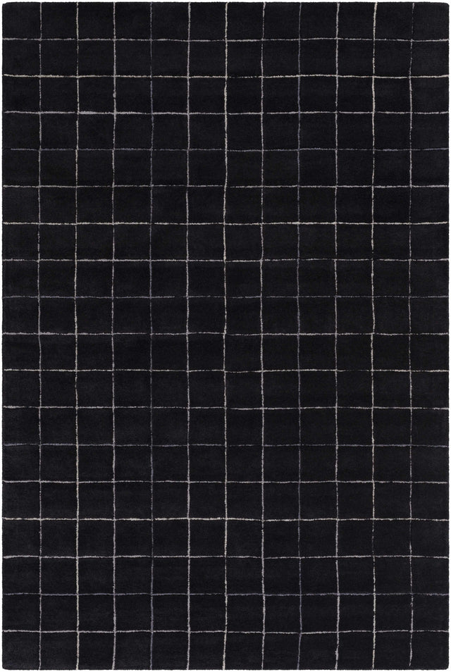 Toshi Jet Black Area Rug - Ornate Home