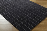 Toshi Jet Black Area Rug - Ornate Home