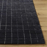 Toshi Jet Black Area Rug - Ornate Home