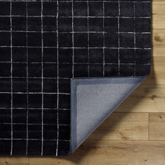 Toshi Jet Black Area Rug - Ornate Home