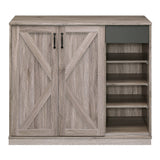 Toski Rustic Gray Oak Cabinet - Ornate Home