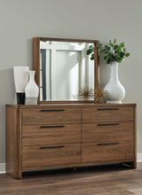 Totes English Walnut Beveled Glass Wall or Dresser Mirror - Ornate Home