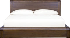 Totes English Walnut California King Platform Bed - Ornate Home