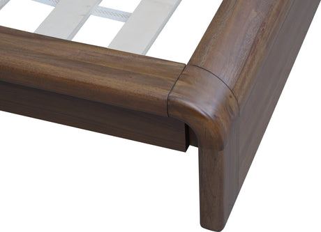 Totes English Walnut California King Platform Bed - Ornate Home