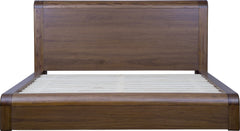 Totes English Walnut King Platform Bed - Ornate Home