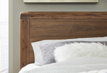 Totes English Walnut Queen Platform Bed - Ornate Home