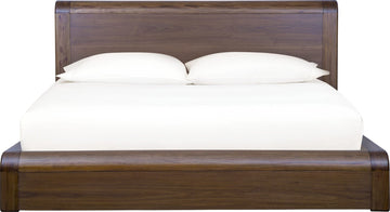 Totes English Walnut Queen Platform Bed - Ornate Home