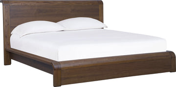 Totes English Walnut Queen Platform Bed - Ornate Home