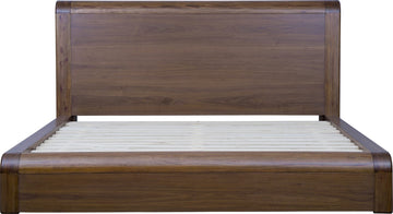 Totes English Walnut Queen Platform Bed - Ornate Home
