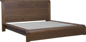 Totes English Walnut Queen Platform Bed - Ornate Home