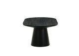 Tottenham Black Oval Dining Table - Ornate Home